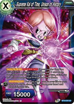 BT10-034 Supreme Kai of Time, Unison of History (Promo)