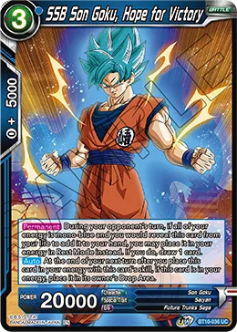BT10-036 SSB Son Goku, Hope for Victory (Promo)