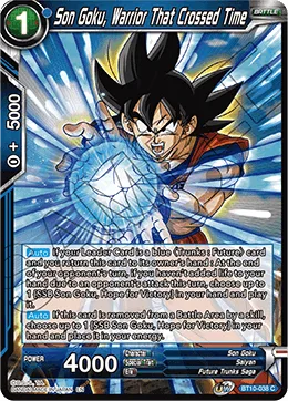 BT10-038 Son Goku, Warrior That Crossed Time