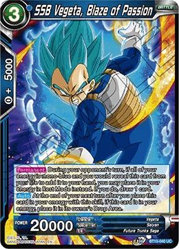 BT10-040 SSB Vegeta, Blaze of Passion