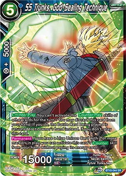 BT10-044 SS Trunks, God-Sealing Technique (Promo)