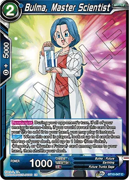 BT10-047 Bulma, Master Scientist