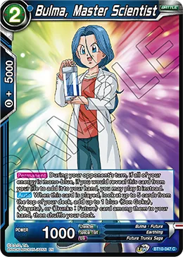 BT10-047 Bulma, Master Scientist (Promo)
