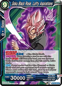 BT10-050 Goku Black Rose, Lofty Aspirations