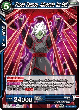 BT10-053 Fused Zamasu, Advocate for Evil