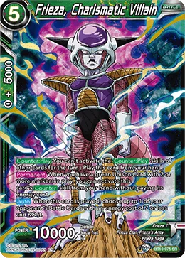 BT10-075 Frieza, Charismatic Villain