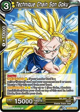 BT10-098 Technique Chain Son Goku (Promo)