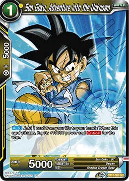 BT10-099 Son Goku, Adventure into the Unknown