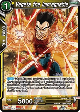 BT10-107 Vegeta the Impregnable (Promo)