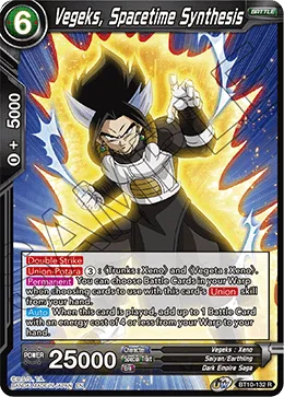 BT10-132 Vegeks, Spacetime Synthesis
