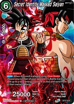 BT10-140 Secret Identity Masked Saiyan (Promo)