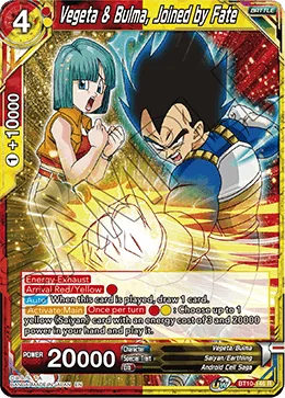 BT10-146 Vegeta & Bulma, Joined by Fate
