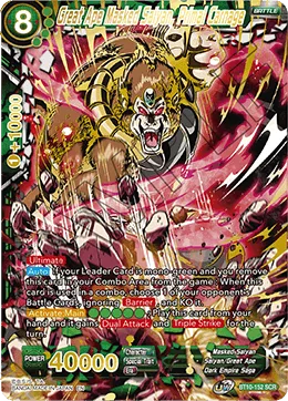 BT10-152 Great Ape Masked Saiyan, Primal Carnage