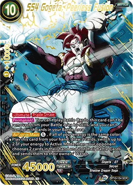 BT10-154 SS4 Gogeta, Peerless Fusion