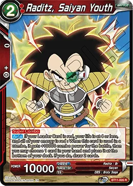 BT11-005 Raditz, Saiyan Youth