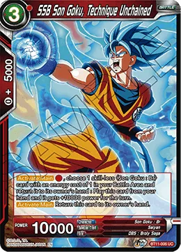 BT11-006 SSB Son Goku, Technique Unchained