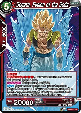 BT11-013 Gogeta, Fusion of the Gods