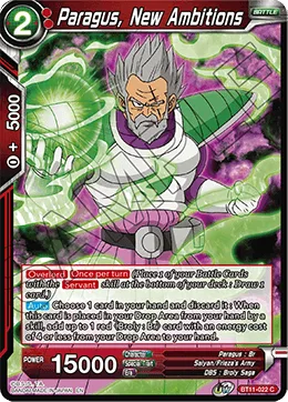 BT11-022 Paragus, New Ambitions