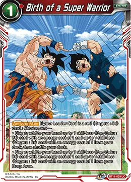 BT11-029 Birth of a Super Warrior