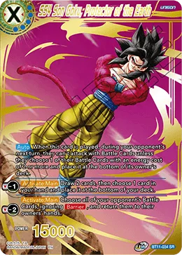 BT11-034 SS4 Son Goku, Protector of the Earth (Promo)