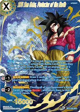 BT11-034 SS4 Son Goku, Protector of the Earth (SPR)