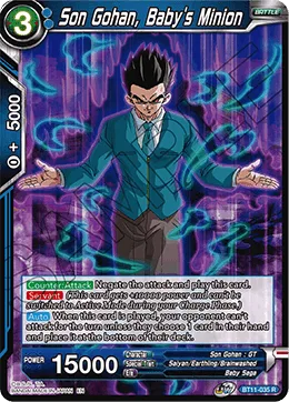 BT11-035 Son Gohan, Baby's Minion