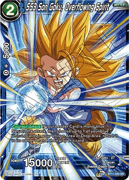 BT11-050 SS3 Son Goku, Overflowing Spirit