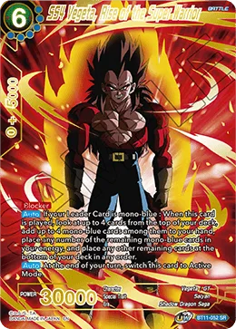 BT11-052 SS4 Vegeta, Rise of the Super Warrior (Promo)