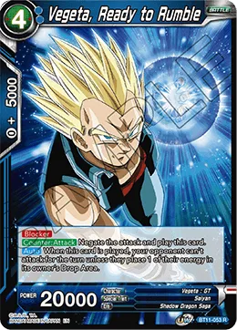 BT11-053 Vegeta, Ready to Rumble