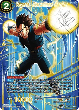 BT11-054 Vegeta, Disciplined Warrior (Promo)