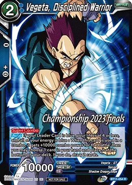 BT11-054 Vegeta, Disciplined Warrior (Promo)