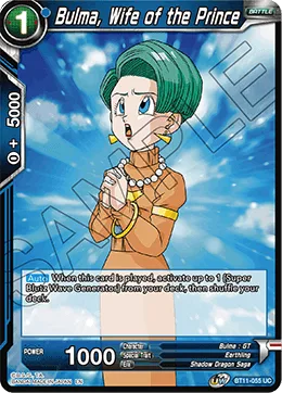 BT11-055 Bulma, Wife of the Prince