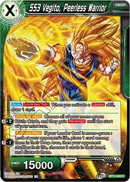 BT11-063 SS3 Vegito, Peerless Warrior (Promo)