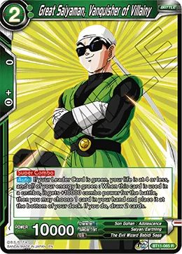 BT11-065 Great Saiyaman, Vanquisher of Villainy