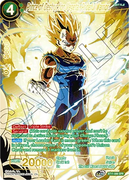 BT11-066 Prince of Destruction Vegeta, Prideful Warrior (SPR)