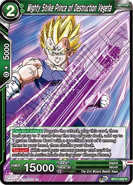 BT11-068 Mighty Strike Prince of Destruction Vegeta