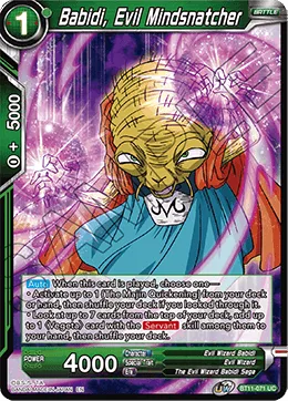 BT11-071 Babidi, Evil Mindsnatcher