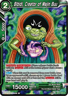 BT11-072 Bibidi, Creator of Majin Buu
