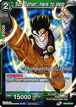 BT11-077 Son Gohan, Here to Help (Promo)