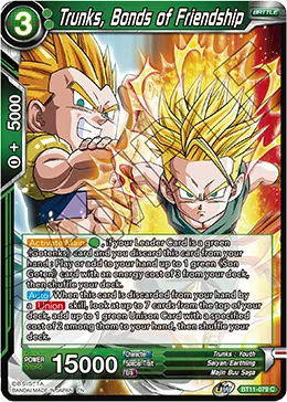 BT11-079 Trunks, Bonds of Friendship (Promo)