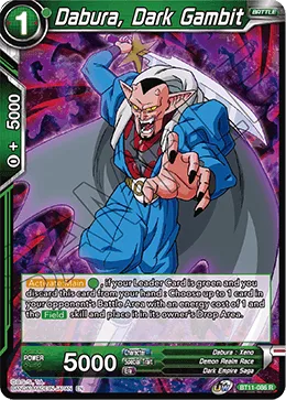 BT11-086 Dabura, Dark Gambit