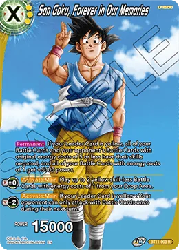 BT11-093 Son Goku, Forever in Our Memories (Promo)