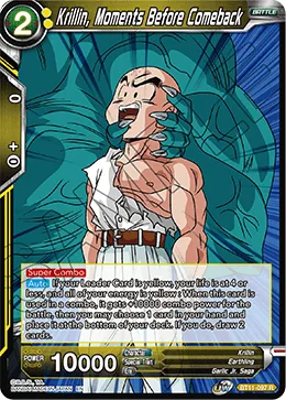 BT11-097 Krillin, Moments Before Comeback