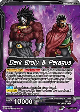 BT11-122 Dark Broly & Paragus