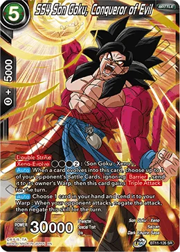 BT11-126 SS4 Son Goku, Conqueror of Evil