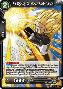 BT11-130 SS Vegeta, the Prince Strikes Back