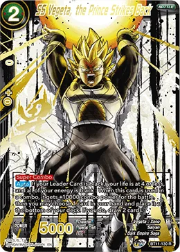 BT11-130 SS Vegeta, the Prince Strikes Back (Promo)