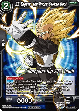 BT11-130 SS Vegeta, the Prince Strikes Back (Promo)