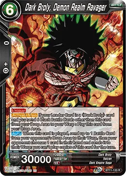 BT11-133 Dark Broly, Demon Realm Ravager