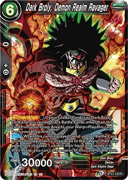 BT11-133 Dark Broly, Demon Realm Ravager (Promo)